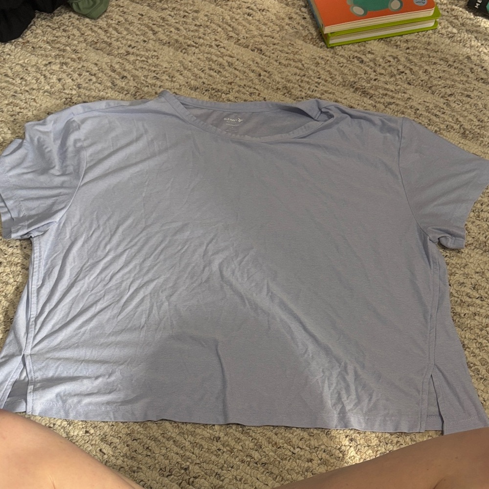 Old Navy Light Lavender Short Sleeve Tee
